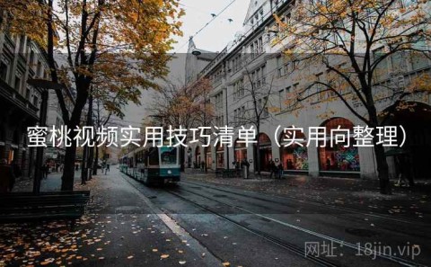 蜜桃视频实用技巧清单（实用向整理）