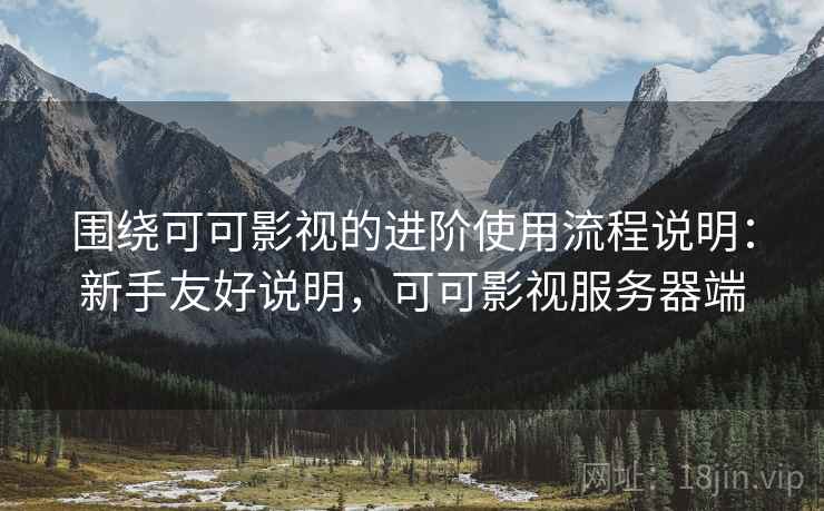 围绕可可影视的进阶使用流程说明：新手友好说明，可可影视服务器端