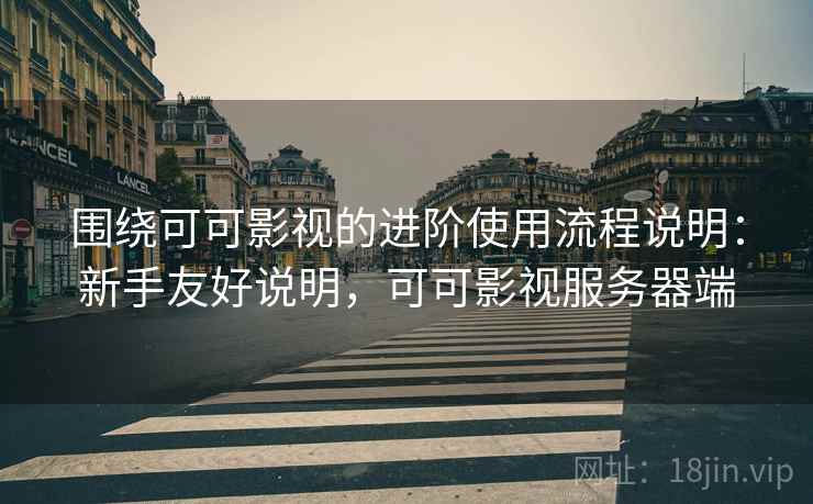 围绕可可影视的进阶使用流程说明：新手友好说明，可可影视服务器端