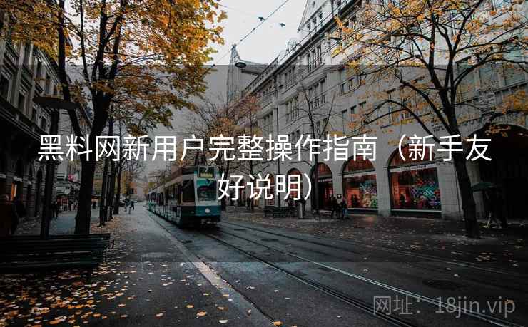 黑料网新用户完整操作指南(新手友好说明) 黑料网新用户完整操作指南(新手友好说明)